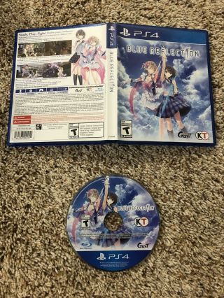 Blue Reflection - Ps4,  Playstation 4,  Complete,  Rare Usa Version