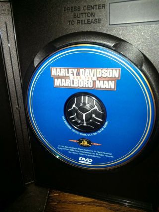 Harley Davidson and the Marlboro Man (DVD,  2001,  Widescreen) Rourke OOP Rare 2