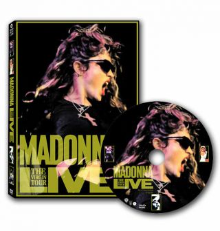 Madonna Dvd The Virgin Tour Live Detroit 1985.  No Promo,  Rare,  Like A Virgin