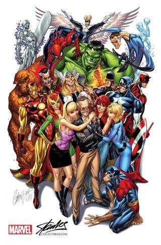Avengers 1 Rare J Scott Campbell Stan Lee Sdcc San Diego Comic Con Color Variant