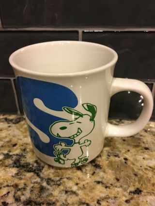 Vintage 1958 Snoopy “S” Ceramic Mug.  United Feature Syndicate,  Inc.  RARE 2