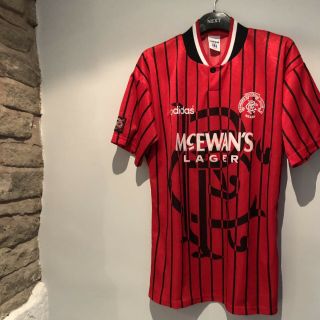 Ultra Rare Mens Glasgow Rangers 1996 - 97 Third Shirt Mcewans