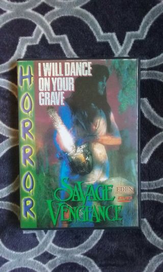 Savage Vengeance Dvd Rare Oop Sov Horror - Don Farmer Film