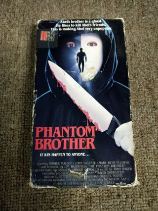 Phantom Brother Vhs Rare Sov Horror Slasher Gore Southgate