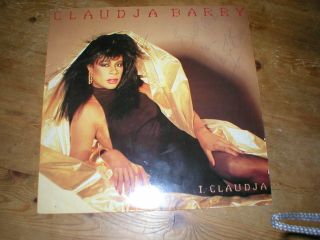 Rare Signed Promo Stamped Lp Claudja Barry " I,  Claudja " 1987 Disco Soul Boney M
