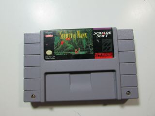 Rare Secret Of Mana Nintendo Snes Video Game Great Classic