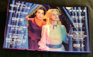 VERY RARE - FEUD BETTE & JOAN 3 DVD FYC PROMO ONLY DIGIBOOK OF COMPLETE SEASON 5