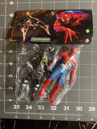 Vintage Rare Toy Mexican Bootleg Knock Off Figure Hero - Spiderman Black
