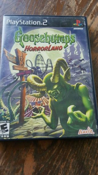 Goosebumps Horrorland (sony Playstation 2,  Ps2) Complete & Rare Great