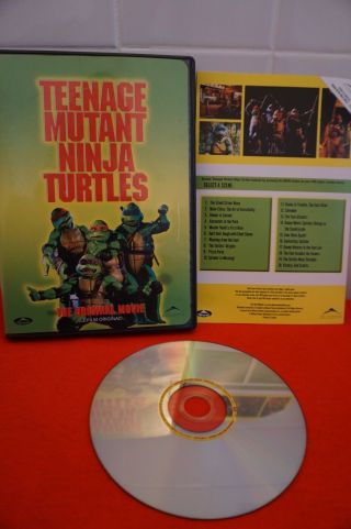 Teenage Mutant Ninja Turtles - The Movie Tmnt (dvd) Rare Cartoon Movie