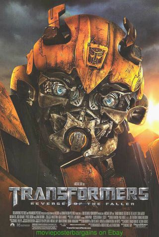 Transformers 2 Movie Poster 27x40 Wilding Version Ultra Rare