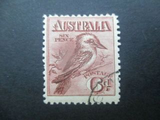 Pre Decimal Stamps: 6d Kookaburra Rare - Post (d228