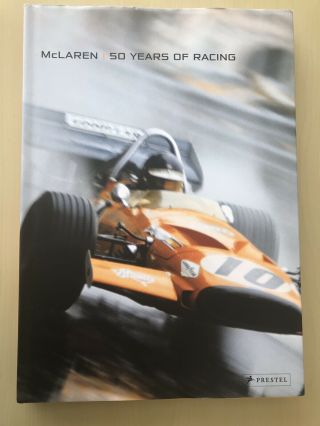 Mclaren - 50 Years Of Racing (very Rare Book)