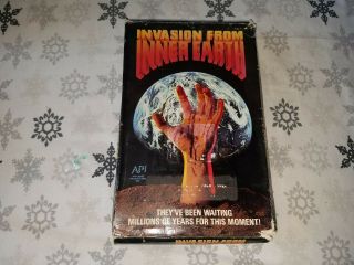 Invasion From Inner Earth Vhs Big Box Very Rare