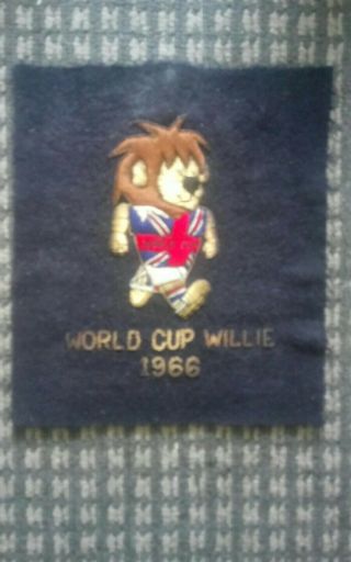 World Cup Willie 1966 Rare Sampler Blazer Patch