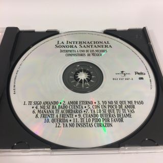 La Sonora Santanera CD Homenaje a Juan Gabriel Mega Rare Like 3