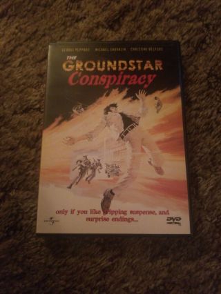 The Groundstar Conspiracy (dvd,  2000) Oop Mega Rare George Peppard