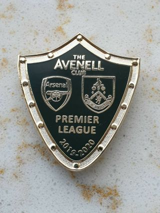 Arsenal Vs Burnley 17/08/2019 Pin Badge Premier League Rare Buy 1 Get One
