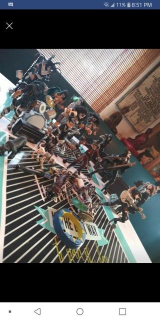 Tons Of Rare Kiss Psycho Circus Figures And Accessories Vintage