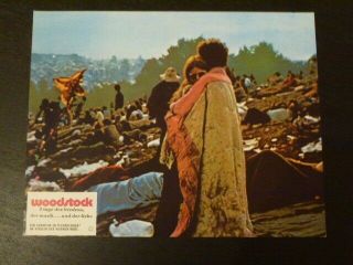 8 Woodstock German Lobby Cards Rare Crosby & Nash Sly Stone