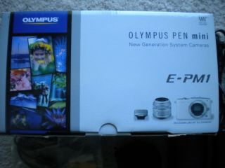OLYMPUS PEN MINI E - PM1,  BOX,  RARELY 8
