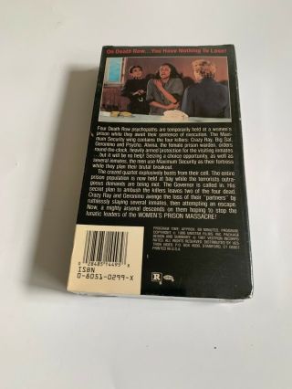 Women ' s Prison Massacre - (VHS,  1987) RARE & VHTF 2