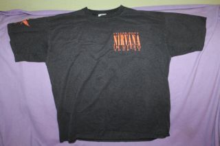 1993 Nirvana In Utero Concert Tour Shirt Cellar Door Washington DC Rare 4