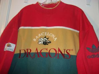 Barcelona Dragons World League Football Rare Sweatshirt Size Medium