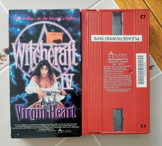 Witchcraft Iv Virgin Heart 1992 Rare Red Vhs Julie Strain