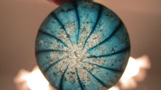 Murano Beach Sea Glass Art Venice Italy Rare Aqua Blue Onion Multi Z26