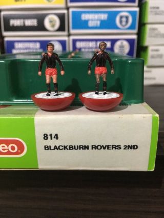 Subbuteo Lw Team - Blackburn Rovers 2nd Ref 814.  Gear Deal Rare Perfect