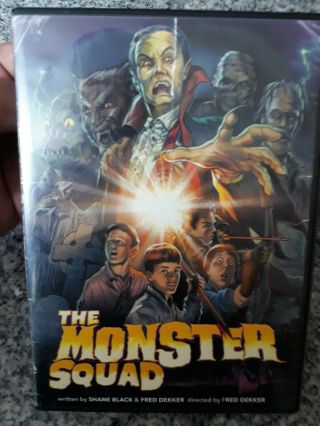 The Monster Squad Dvd (1987,  2013) Remastered,  Widescreen Rare Oop Dvd