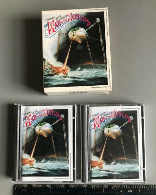 Jeff Wayne ' s War of the Worlds Rare Minidisc Format 2 Disc Set 1995 2