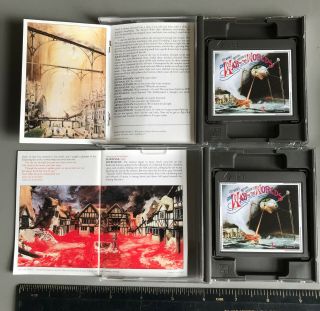 Jeff Wayne ' s War of the Worlds Rare Minidisc Format 2 Disc Set 1995 5