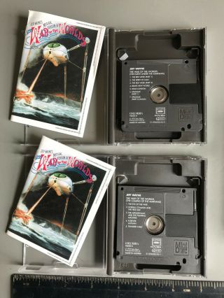 Jeff Wayne ' s War of the Worlds Rare Minidisc Format 2 Disc Set 1995 8