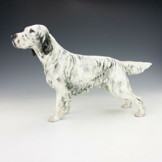 Royal Doulton Porcelain - Large English Setter Dog Figure - But Rare