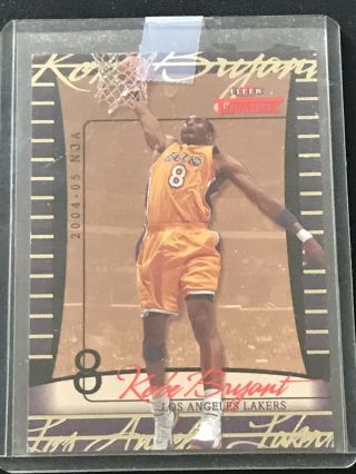 2004 - 05 Fleer Throwbacks Kobe Bryant Rare Insert 07/50 Rare Gold