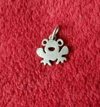 James Avery Sterling Silver 925 Rare Retired Frog Charm Pendant