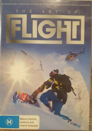 The Art Of Flight Rare Dvd Travis Rice Snowboarding Documentary Film Pat Moore