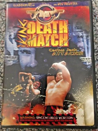 Fmw King Of The Death Match Dvd Uncensored Version Cactus Jack Terry Funk Rare