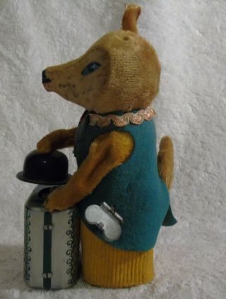 Fox Magician Tin Litho Wind Up Toy Japan with Flaws RARE 3