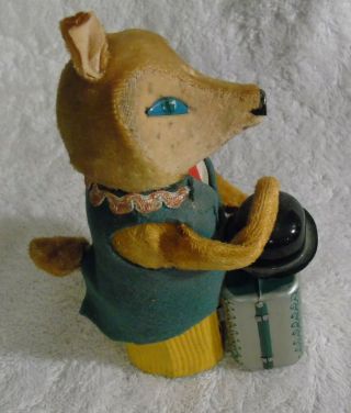Fox Magician Tin Litho Wind Up Toy Japan with Flaws RARE 6