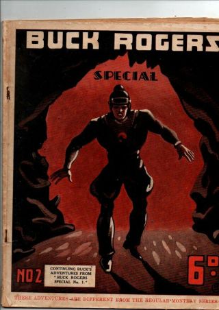Buck Rogers Special No 2 By Fitchett Bros 1938 Very Rare Golden Aust Comic