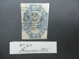 Tasmania Stamps: Chalon Varieties - Rare (g10)