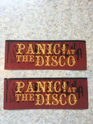 Panic At The Disco Sticker 2 Stickers Rare