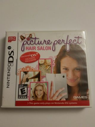 Picture Perfect Hair Salon (nintendo Dsi,  2009) Ds Rare Complete