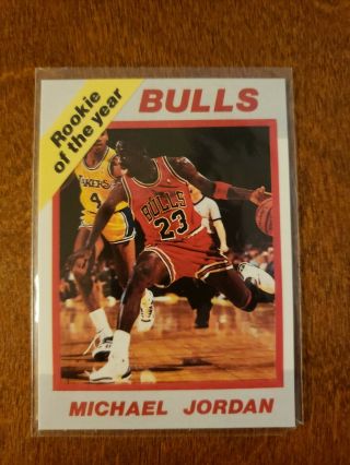 Double - Sided Michael Jordan Rated Rookie Card (rare)