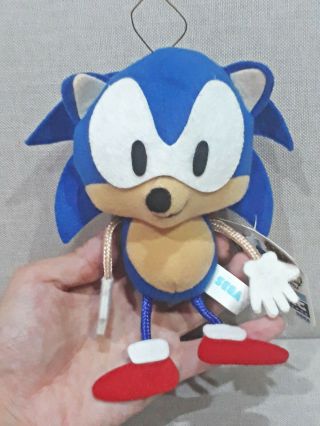 Rare Stringy Sonic The Hedgehog Sega Ufo Prize 8 " Plush Doll 1991 W/tag