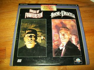 House Of Frankenstein/house Of Dracula 2 - Laserdisc Ld Encore Edition Very Rare