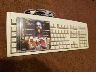 Typing Of The Dead (sega Dreamcast,  2001) Keyboard And Game Rare